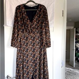 Madewell Floral Chiffon Dress
